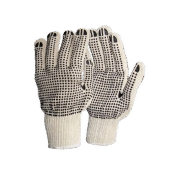 GUANTE HILAZA CON PUNTOS EN PVC-MULTIFLEX NYLON